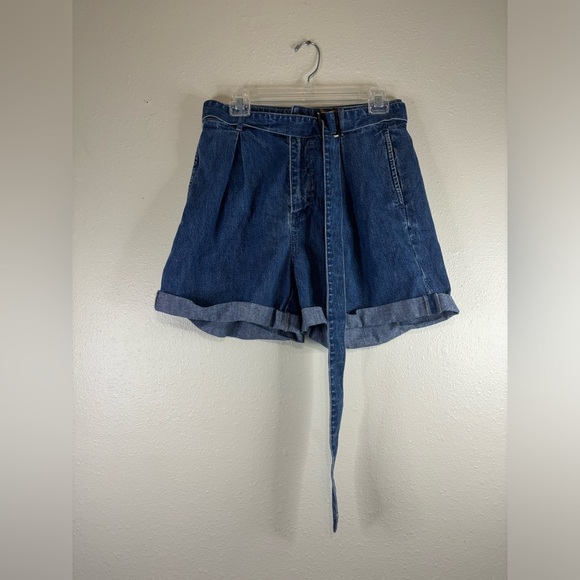 J. Crew Paper Bag Denim Shorts | 6 | Blue Jean Denim - Picture 1 of 3